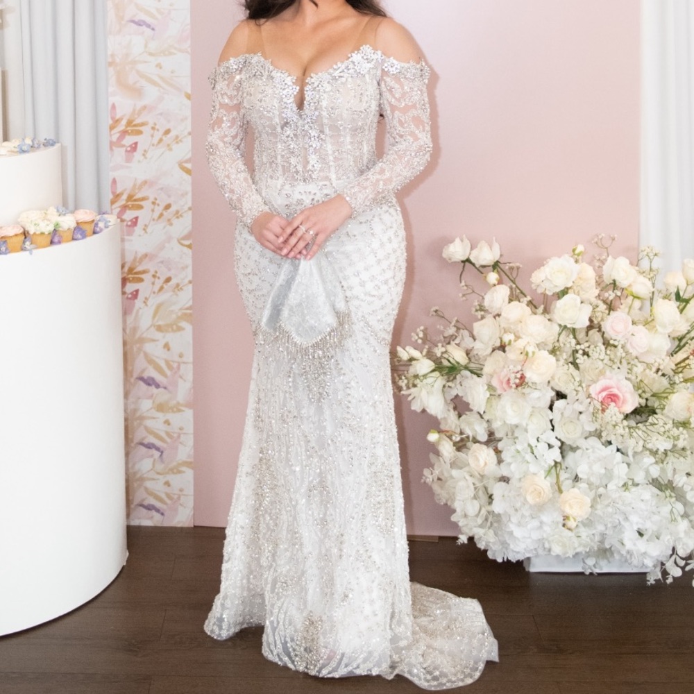 Couture Beaded Evening Gown